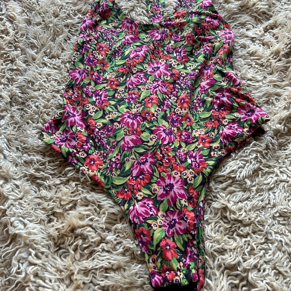 Lulus floral bodysuit